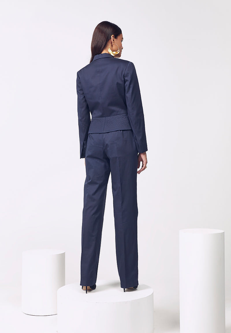 Tailored Co-ord Set in Blue