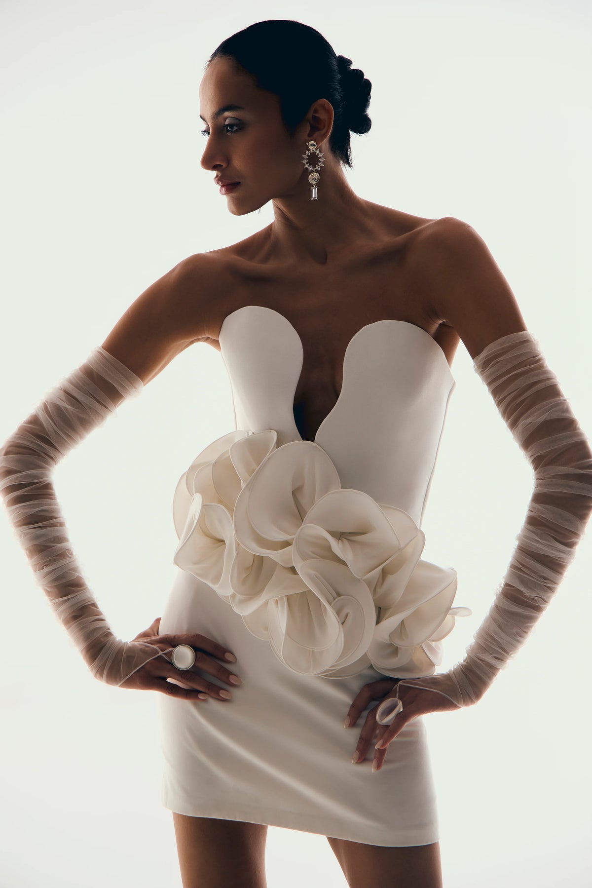 Seraphine Sculpted Mini in White